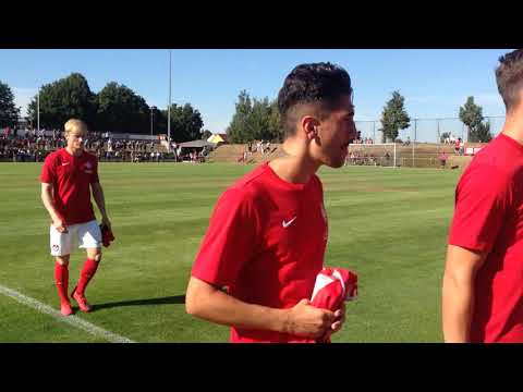 1. FC Kaiserslautern gegen SV Sandhausen in Weingarten am 4.7.2019