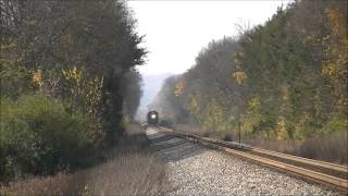preview picture of video 'Southern 630 leads the NS 955 at North Dayton'