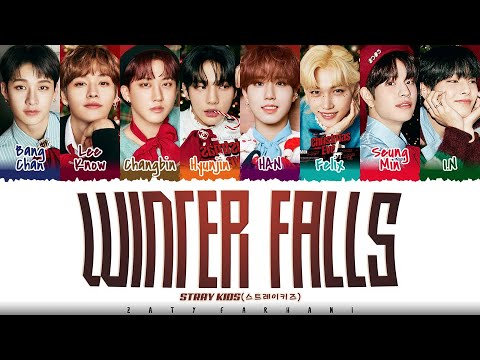 Stray Kids - 'Winter Falls' Lyrics [Color Coded_Han_Rom_Eng]