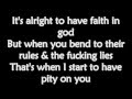 Bad Religion - Faith In God (Lyrics)