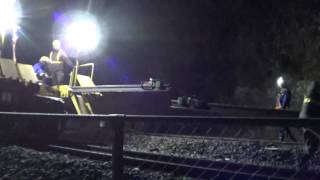 preview picture of video '[FHD]ロングレール取りおろし作業@嵯峨野線(20121212) Unloading Long rail'