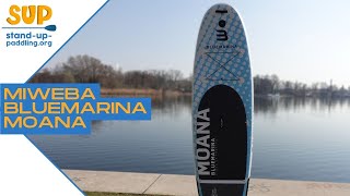 Miweba Bluemarina Moana // hochwertiges Allround Board // SUP Board Test