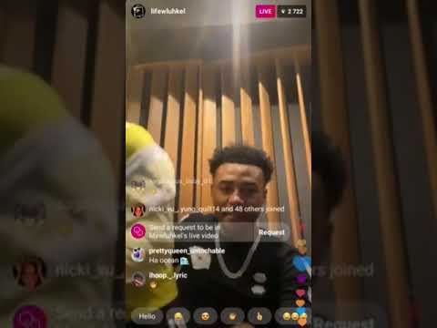 Luh Kel plays new song on ig live with his girl