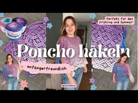 Poncho Häkeln | Einfach und schön für den Frühling