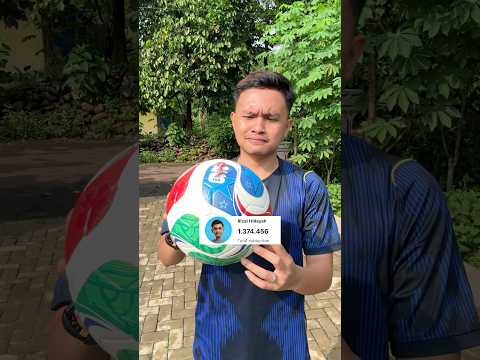 Bola Trionda isi balon biar enak kaya bola plastik #football #skills #tarkam #sepakbola