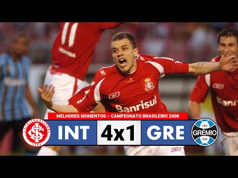 Internacional 4x1 Grêmio - Melhores Momentos - Brasileirão 2008