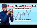The Simple Difference Between ICT Breaker Block and a Mitigation