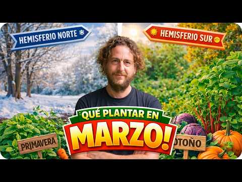 March Planting Guide: N & S Hemisphere Calendars by La Huertina