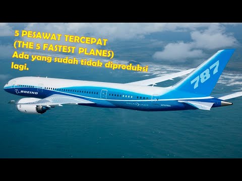 5 Fastest Passenger Aircraft Ever in the World || The 5 fastest planes