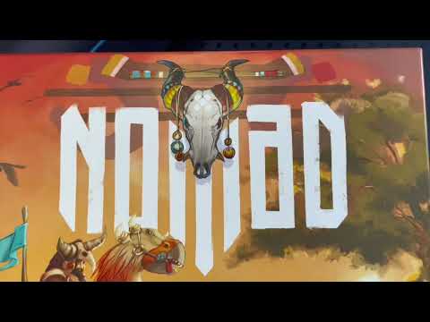 Nomad társasjáték - Unboxing - boardgame_hun