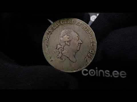 Auc 50. Lot 1791. Courland - Russia Taler 1780 - Piotr Biron (1769-1795)