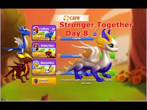 Stronger Together Event-Dragon Mania Legends | DAY 8 | CARE Charity Event | DML | HD