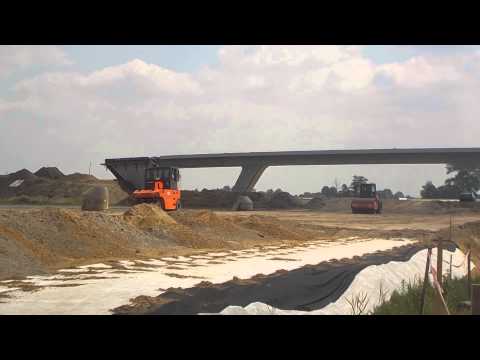 Budowa A4 Rzeszów Jaroslaw - prace na 607 km