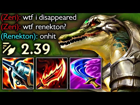 ON-HIT RENEKTON MAKES YOUR HP DISAPPEAR (W DEALS 3000 DAMAGE)