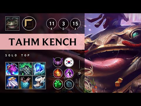Tahm Kench Top vs Singed - KR Master Patch 25.17