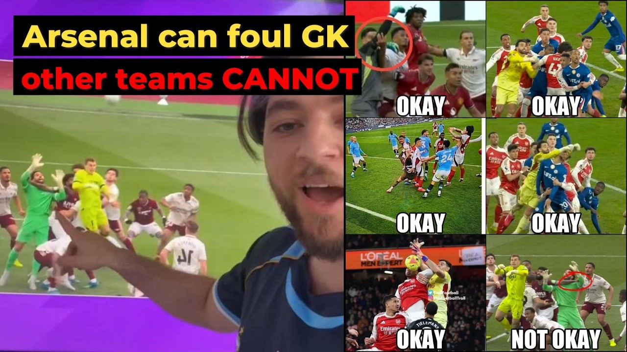 All Season Arsenal Fouled Goalkeepers… But VAR Never Ruled Out The Goals? 🤣
