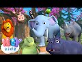 Jungle Dieren liedje 🦁 Wilde dieren voor kinderen 🐘 Kinderliedjes - HeyKids
