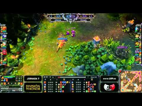 División de Honor LoL - Partido 26 - x6tence vs Dimegio - League of Legends
