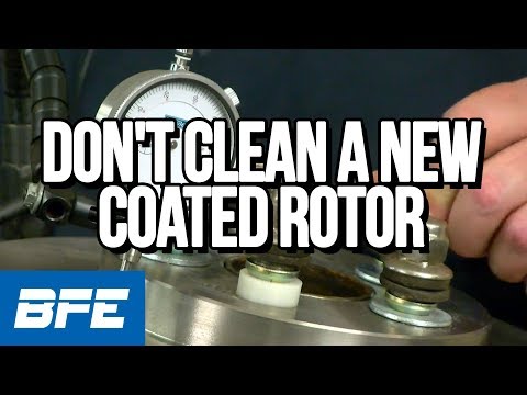 Don't Clean A New Coated Rotor | 4 Tips