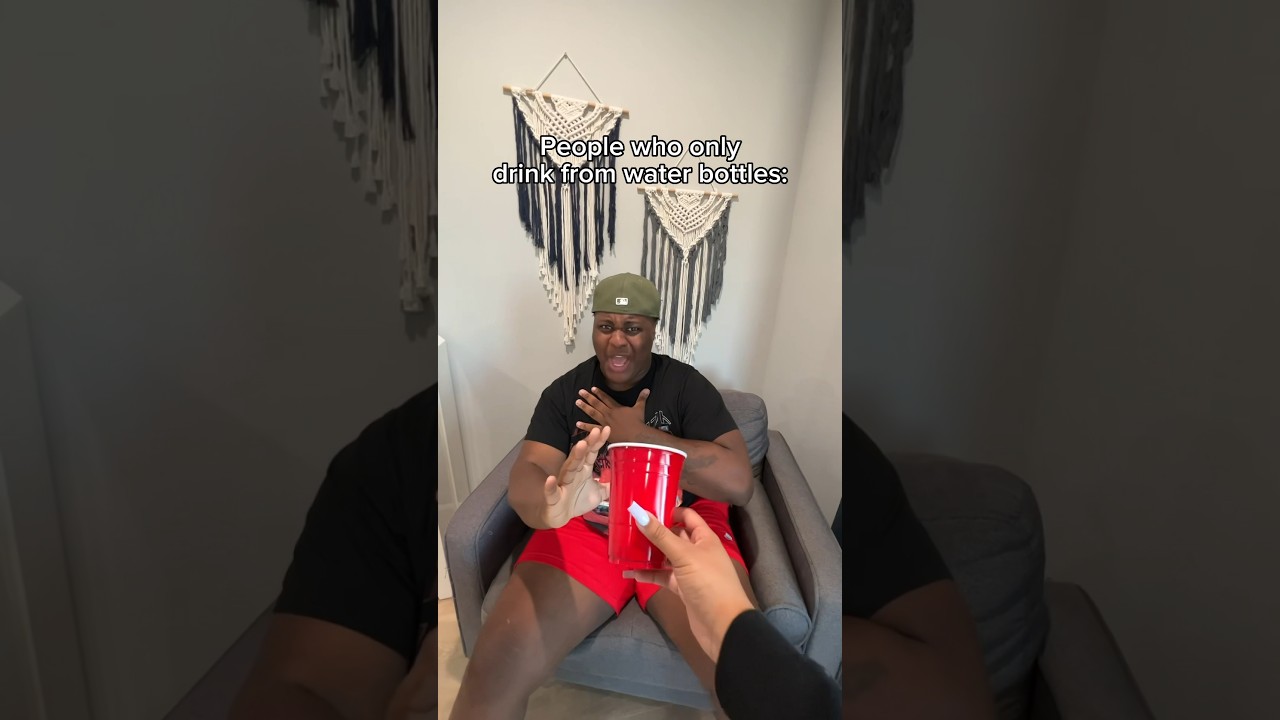 People Who Only Drink From Water Bottles 🤣 #shorts