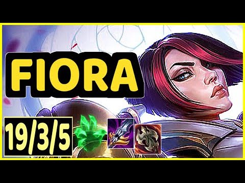 FIORA VS KENNEN - 19/3/5 KDA TOP GAMEPLAY DIAMOND IV