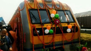 preview picture of video 'First run:Gonda-Bahraich Broad gauge(Badi line)'