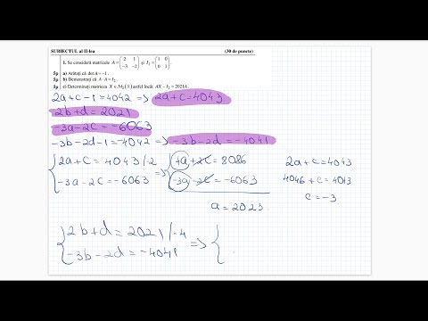Bacalaureat 2021 - Tehnologic - Testul 1 - Teste antrenament - Clasa a 12-a