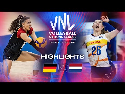 🇩🇪 GER vs. 🇳🇱 NED - Highlights | Week 1 | Women's VNL 2024