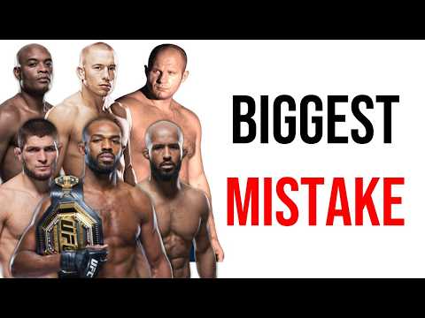Biggest Career Mistake Made By Every MMA Goat