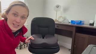 Review of the ZFUHWT Seat Cushions for Office Chairs Wheelchair Cushion for Long Sitting Back Pain
