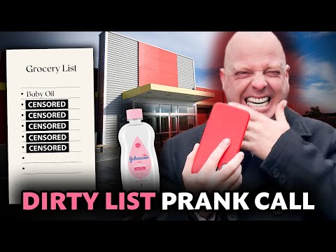 Rude Tesco Shopping List Prank