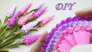 🔥 לבנדר עשה זאת בעצמך 🌿 איך להכין פרחים מנייר קרפ
