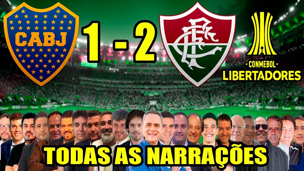 Todas as narrações - Boca Juniors 1 x 2 Fluminense | Flu Campeão da Libertadores 2023