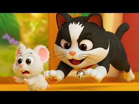  😸Meow Meow Billi | Funny Cat Song | Billi Karti Meow | Learn Animal Sound | Balgeet | Hindi Rhyme 
