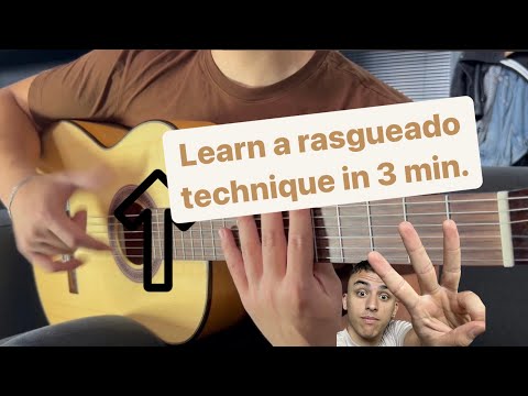 Rasgueado Technique Guitar Tutorial