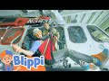 Blippi Explores A Firefighting Helicopter Educational Videos For Kids