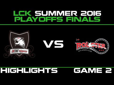 ROX vs KT Game 2 Highlights LCK Champions Summer Playoffs Finals 2016 ROX Tigers vs KT Rolster