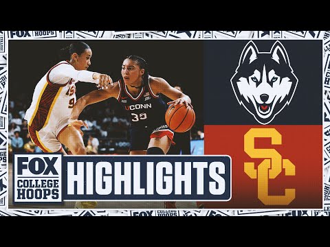 No. 1 UConn Huskies vs. No. 16 USC Trojans Highlights 🏀 FOX College Hoops