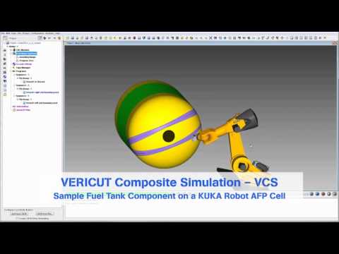Kawasaki robot – VERICUT Composite Simulation (VCS)