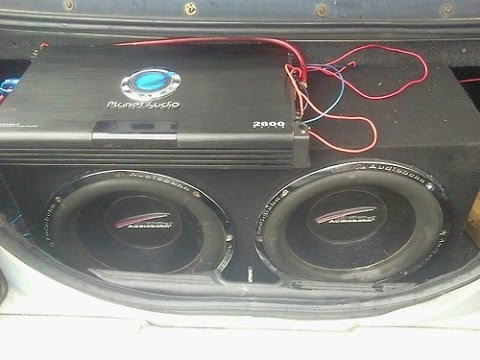 Two Audiobahn 12s on 2600 watts!