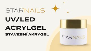 UV/LED Acrylgel Starnails - Bis-Hema, 15g - Clear, stavební akrygel