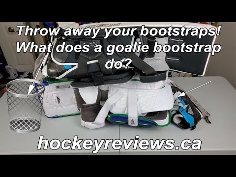 Throw Away Your Bootstraps! What does a goalie pad bootstrap do?