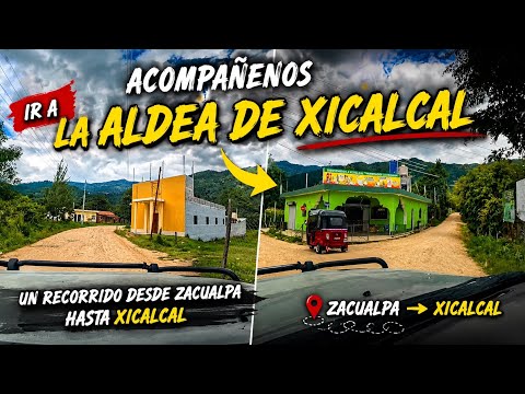     Así es el camino hacia la aldea de Xicalcal 🚙
