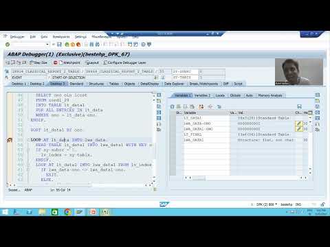 37 - ABAP Programming - Best Performance Guidelines(Parallel Cursor) Part6
