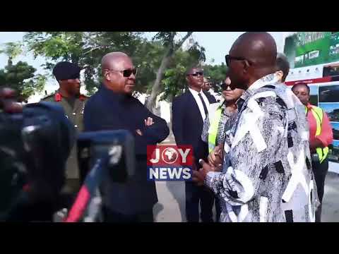 President Mahama tours Saglemi Housing Project #JoyNews