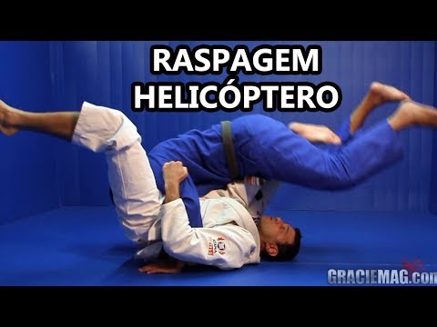 Roberto Roleta ensina raspagem helicóptero no Jiu-Jitsu