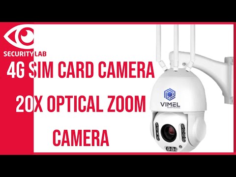 4G Sim Card Camera 20x Optical Zoom Camera