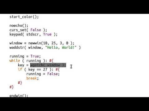 Learn Python curses 08 Windows - Mind Luster