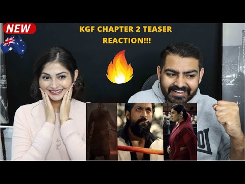 KGF CHAPTER 2 TEASER REACTION | Yash | Sanjay Dutt | Raveena Tandon | Review by an Australian Couple
