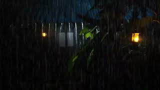 Fall Asleep in 5 Minutes with Heavy Rain and Thunderstorm Sounds for Deep Sleep, Insomnia Relief